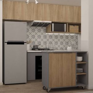 Isla Chacao - (Gris Grafito - Nogal Biloba)